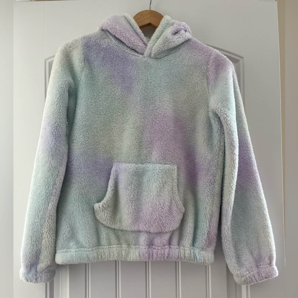 Lands' End - Girls' Multi-color Pull-over with hood - size XL (14/16)